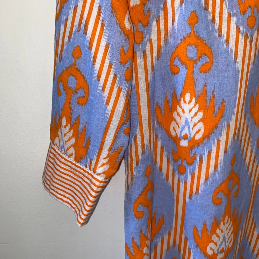 Gretchen Scott Mixed pattern Tunic Dress Ultralight Weight - Picture 3 of 7
